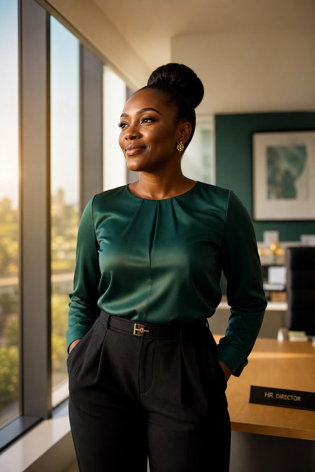 HR Director at a modern Gambian workplace